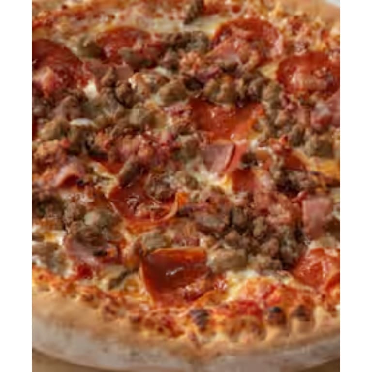 Indulge in Our Meat Pizza