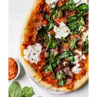Veggie Sun Dried Tomato Garlic Pesto Pizza 10"