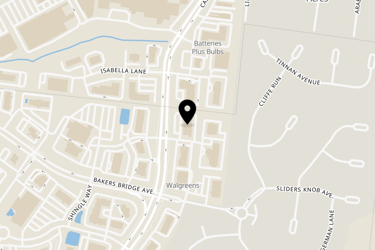 Map showing the location of Roma Pizza & Pasta - Franklin on 9200 Carothers Parkway in Franklin
